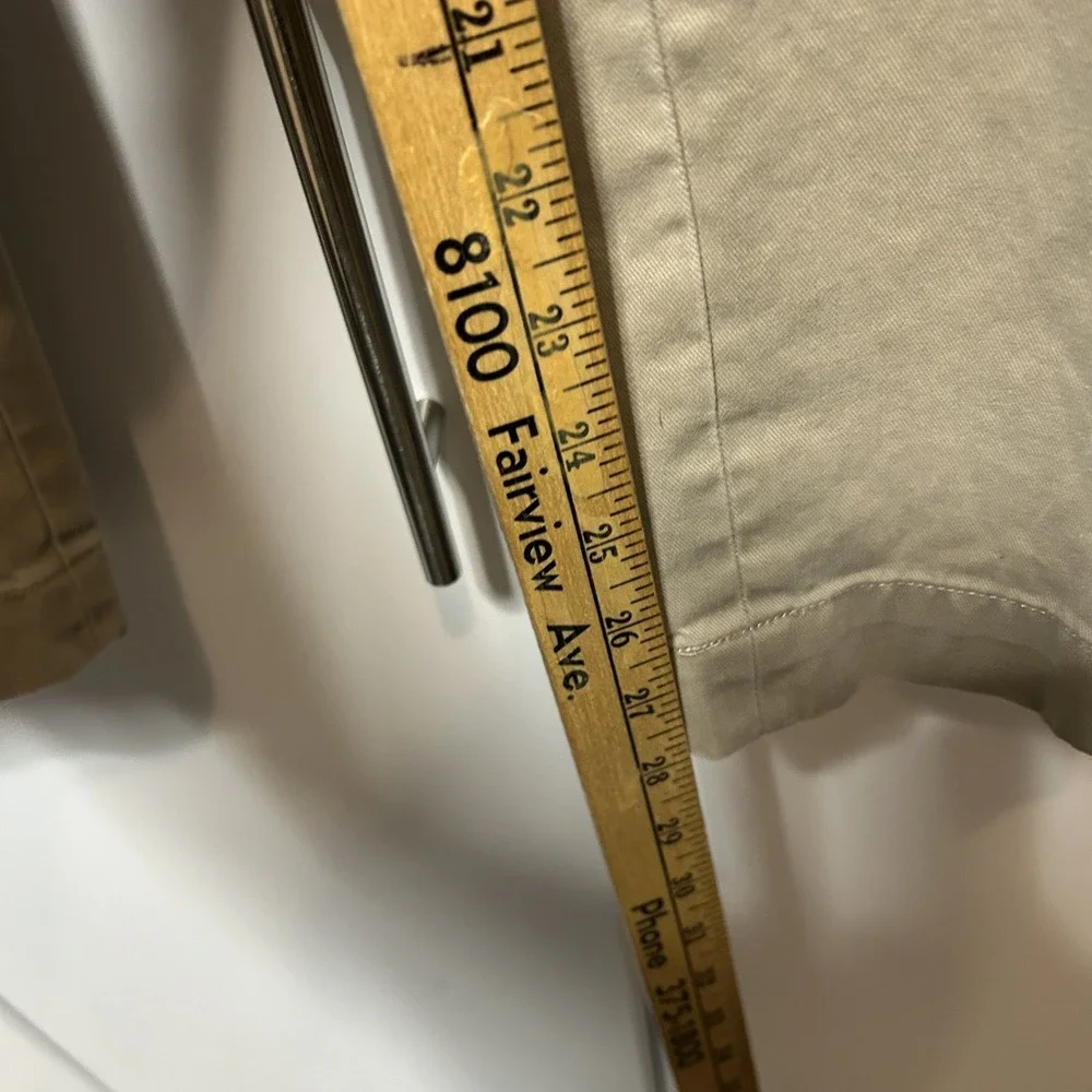 Polo Ralph Lauren Mens Slim Fit Khaki Chino Pants Tan 32/30 Cotton Trousers